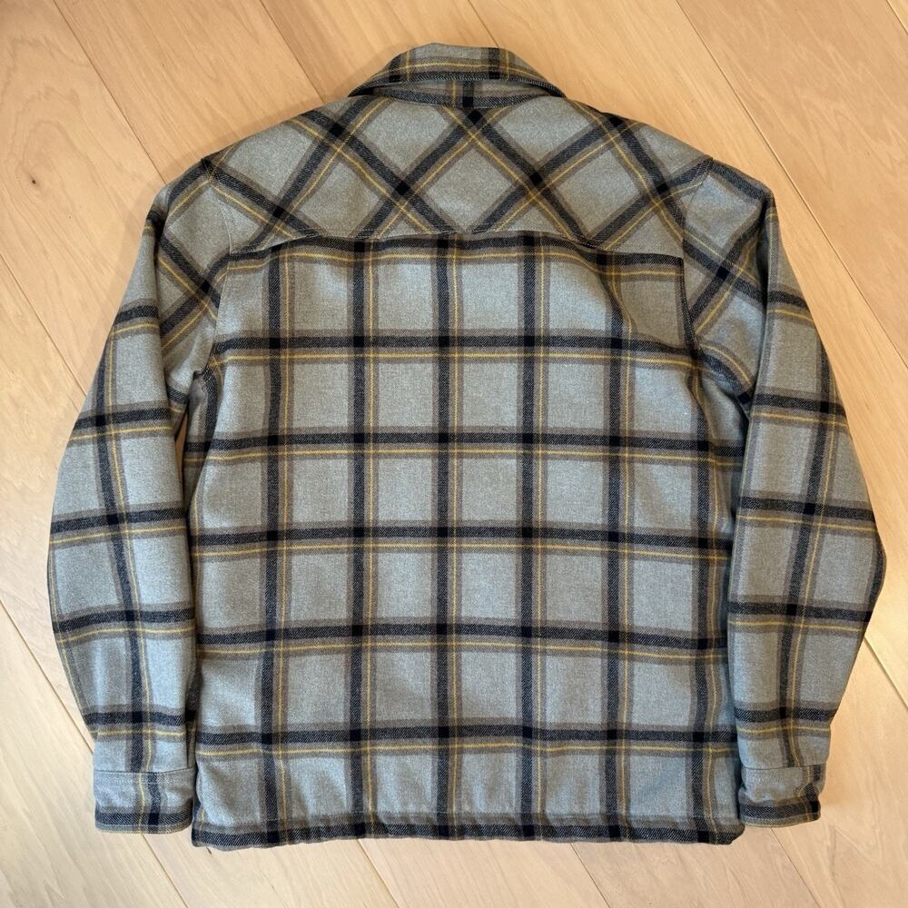 Gramicci Shirt Jacket Medium Multicolor Lined Heavy Flannel Hiking Outerwear - Picture 9 of 10